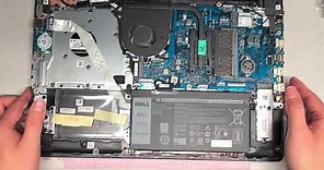 Dell Inspiron 3595 15 3000 Disassembly RAM SSD Hard Drive Upgrade Repair