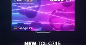 TCL s C745 Series is the ultimate TV for gamers and movie lovers. Enjoy stunning 4K resolution with QLED technology for rich and vibrant colours, as well as deep blacks and bright whites for an immersive visual experience. With 144Hz VRR and ALLM, enjoy smooth, responsive gaming without screen tearing or input lag. The C745 Series also comes with Google TV for seamless streaming and access to all your favourite content. Shop the C745 👉 https://loom.ly/-7Pbjn8 #TCLAus #InspireGreatness #C745 | T