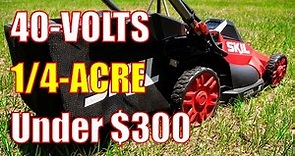 SKIL PWRCORE40 Brushless 40-volt 20-inch Push Mower Review