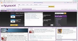 How to search for and remove content in My Yahoo