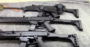 Comparing CZ Scorpion Evo3 Carbine Variants