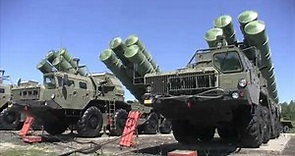 S-400 Triumph anti-aircraft missile systems on combat duty