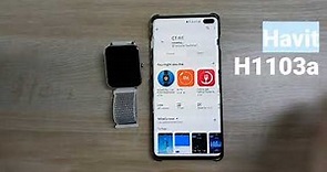How to connect Havit H1103A smartwatch in app