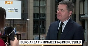 WATCH: Donohoe speaks to Bloomberg’s Maria Tadeo at the euro-zone finance ministers meeting in Brussels.