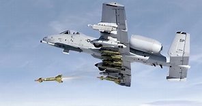 Powerful US A-10 Warthog Releases its Most Feared Ordnance To Destroy Tanks