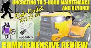 Uncrating to 5-Hour Maintenance and Beyond! Comprehensive Review of Cub Cadet XT1 LT42 Mower