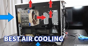 NR200 Build - Best Air Cooling Setup w/ Tempered Glass (no compromises!)