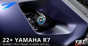 How to install Womet-Tech Frame Sliders on a 2022+ Yamaha R7 by TST Industries