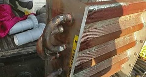 H200 Hayward heat exchanger repair