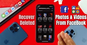 How to Recover Deleted Facebook Photos 2022! [Restore Post and Videos]