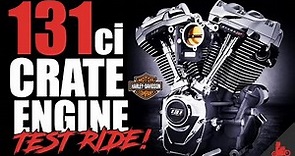 Harley 131ci CRATE ENGINE Stage 4 Test Ride!