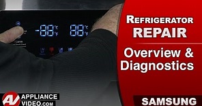 Samsung RF28HMEDBSR Refrigerator - Overview and Diagnostic Mode