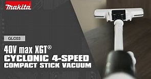 40V max XGT® Brushless Cyclonic 4-Speed HEPA Filter Compact Stick Vacuum (GLC03)