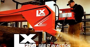LX250 Wide Slab Sawmill in Action | Wood-Mizer