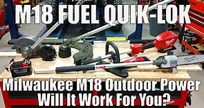 Milwaukee M18 FUEL Quik-Lok Cordless Outdoor Power Tool System | String Trimmer, Edger, Pole Saw
