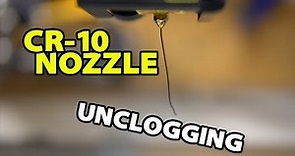 CR-10S Unclogging The Nozzle