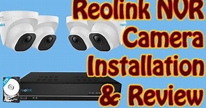 Reolink 8 Channel NVR & RLC-520 Camera Installation & Reivew - Relink NVR & Camera RLK8-520D4-5MP