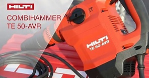 INTRODUCING the Hilti combihammer TE 50-AVR