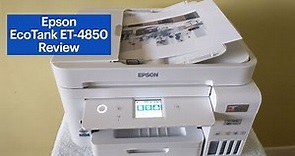 Epson EcoTank ET-4850 All-in-One Inkjet Printer Review