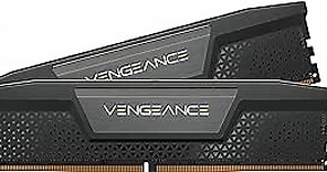 CORSAIR VENGEANCE DDR5 RAM 96GB (2x48GB) 5600MHz CL40 Intel XMP iCUE Compatible Computer Memory - Black (CMK96GX5M2B5600C40)