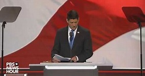 Paul Ryan announces final vote tally at 2016 Republican National Convention