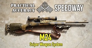 M24 SWS [U.S. Sniper Rifle] 🏁 Speedway [ Long Range On the Clock ] - Practical Accuracy