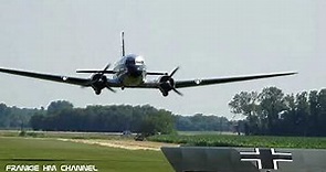 Douglas DC3 Dakota - C41A (N341A) takeoff and lowpass | DC3 flyby