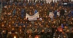 Pulwama attack: CRPF officers hold candle march in MP’s Bhopal