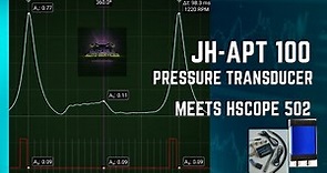 JH-APT100 Pressure Transducer Works With HS502 oscilloscope