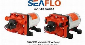 SEAFLO 42 & 43 Series 3.0 GPM Variable Flow Pump -Cycling is a Thing of the Past!