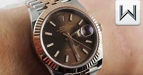Rolex Datejust 41 Jubilee Everose Steel (126331) Luxury Watch Review