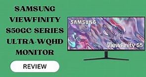 Immersive Ultra-Wide View: SAMSUNG 34-Inch ViewFinity S50GC Monitor Review