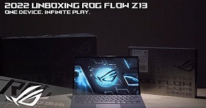 Unboxing the ROG Flow Z13 (2022) | ROG