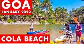 South Goa s Hidden Gem | Cola Beach - 2022 | Goa Vlog | Shacks / Kayaking / Food |