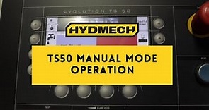 TS50 Manual Model Operation Instructions