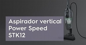 Novo Aspirador de pó Vertical PowerSpeed Preto STK12
