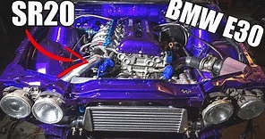 SR20 SWAPPED E30?! Overview and Coilover Install!
