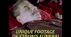 The Death Of Stalin: Unique Propaganda Footage Shows Dictator s Funeral