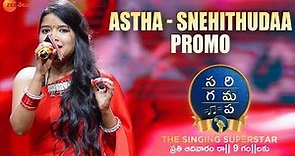 Astha - Snehithuda Promo | SaReGaMaPa -The Singing Superstar April 24th at 9 PM