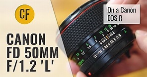 Legacy lenses on EOS R: Canon FD 50mm f/1.2 L lens review with samples