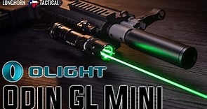 Olight Odin GL Mini 1000 Lumen Rechargeable Rail Mount Flashlight Green Beam Combo