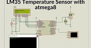 How to use lm35 temperature sensor with atmega8