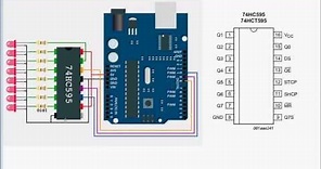 Arduino Tutorial #3 - Shift Registers (74HC595)