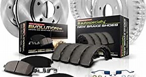 Power Stop KOE15442DK Autospecialty Front and Rear Replacement Brake Kit-OE Brake Drums & Ceramic Brake Pads
