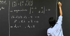 Linear Systems: Matrix Methods | MIT 18.03SC Differential Equations, Fall 2011