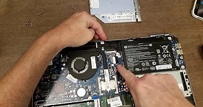 Upgrading/Replacing the hard drive in a Laptop with a solid state drive HP Pavilion 15