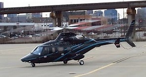 HeliFlite Bell 430 [N432HF] Helicopter Landing at Vertiport Chicago [43IL] [03.05.2018]