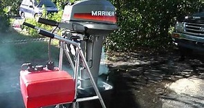 Mariner 15hp longshaft 2 stroke tiller outboard motor