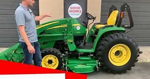 John Deere 3320 4WD 33HP Tractor, Loader, & Mower Features! Like the 3033r. Only 78 Hours!