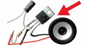 How to make amplifier use D313 transistor,diy amplifier super easy